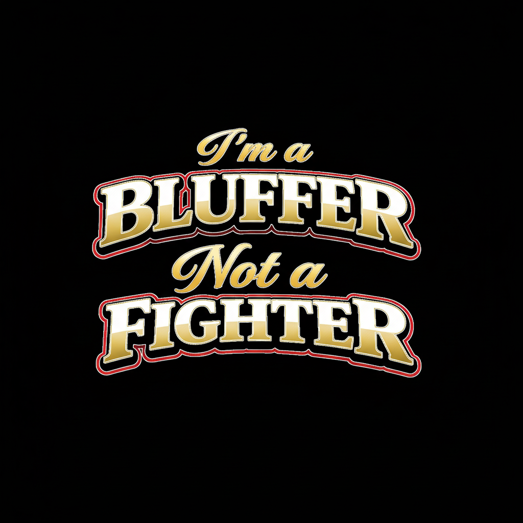 I'm a Bluffer, Not a Fighter