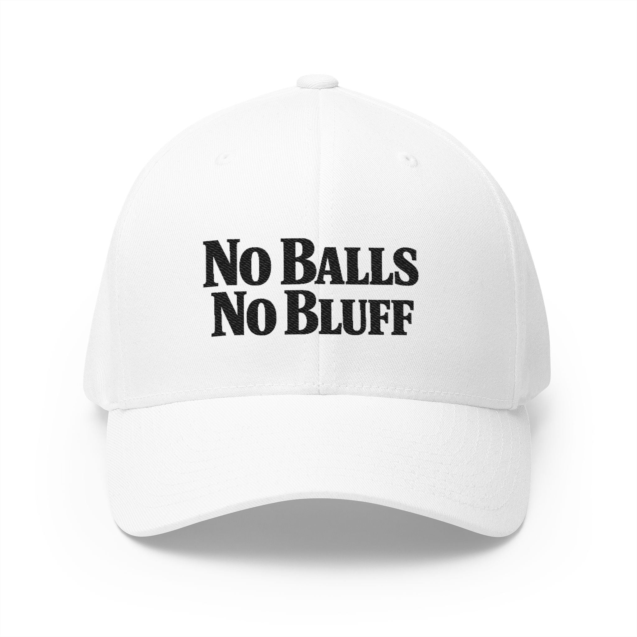 No Balls No Bluff | All Bluff Poker | Hats | NBNB-HAT-3 — Fitted Cap