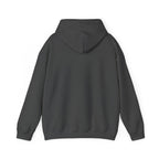 All Bluff Poker Pullover Hoodie in Dark Heather – Back Flat Lay | All Bluff Poker