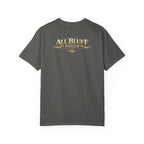 7-2 Style T-Shirt in Pepper – Back Flat Lay | All Bluff Poker