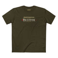 Professional Bluffer T-Shirt in Army – Front Flat Lay | All Bluff Poker