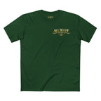 I'm a Bluffer Not a Fighter T-Shirt in Forest Green – Front Flat Lay | All Bluff Poker