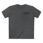 Professional Bluffer T-Shirt in Charcoal – Front Flat Lay | All Bluff Poker