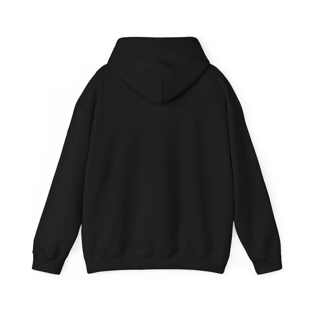 All Bluff Poker Pullover Hoodie in Black – Back Flat Lay | All Bluff Poker