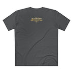 Professional Bluffer T-Shirt in Charcoal – Back Flat Lay | All Bluff Poker