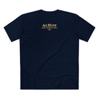Professional Bluffer T-Shirt in Navy – Back Flat Lay | All Bluff Poker
