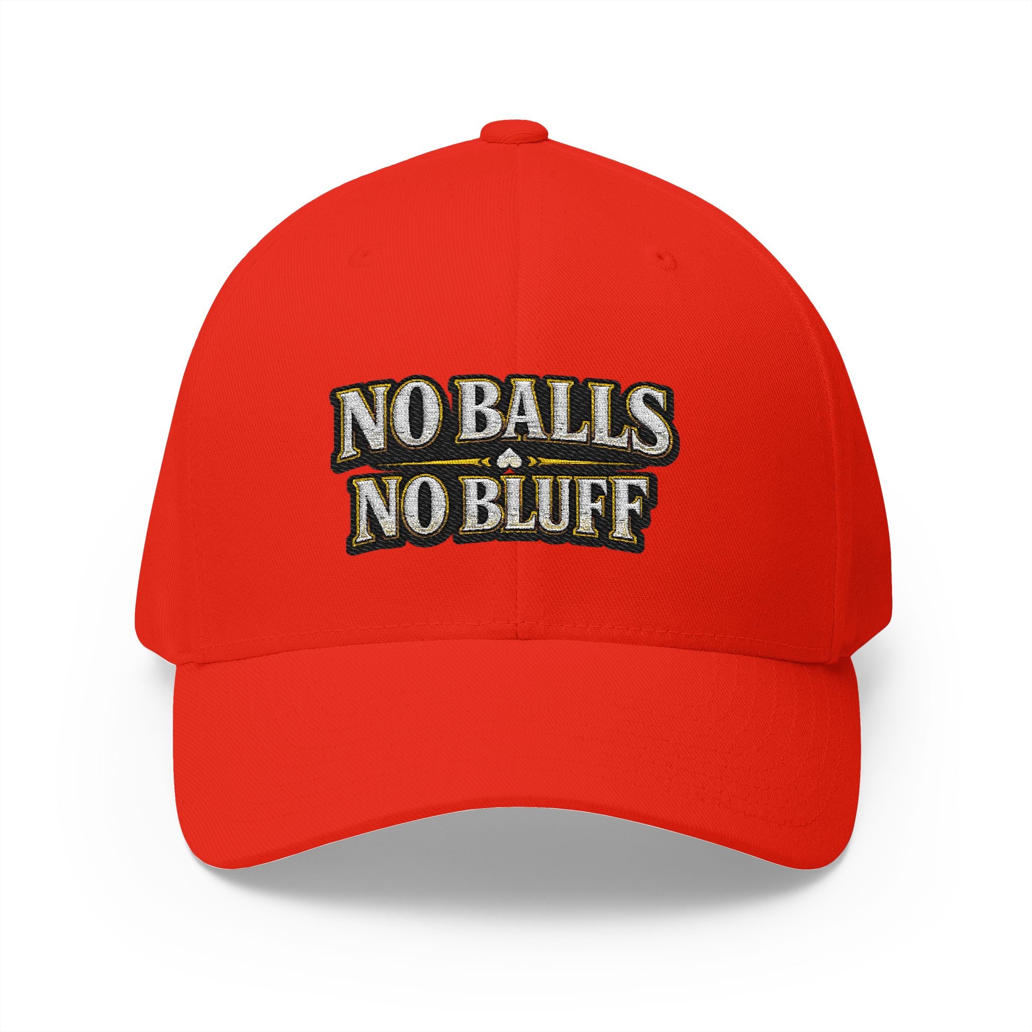 No Balls No Bluff | All Bluff Poker | Hats | NBNB-HAT-2 — Fitted Cap