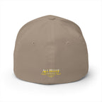 All Bluff Poker Fitted Cap in Khaki – Back View | All Bluff Poker