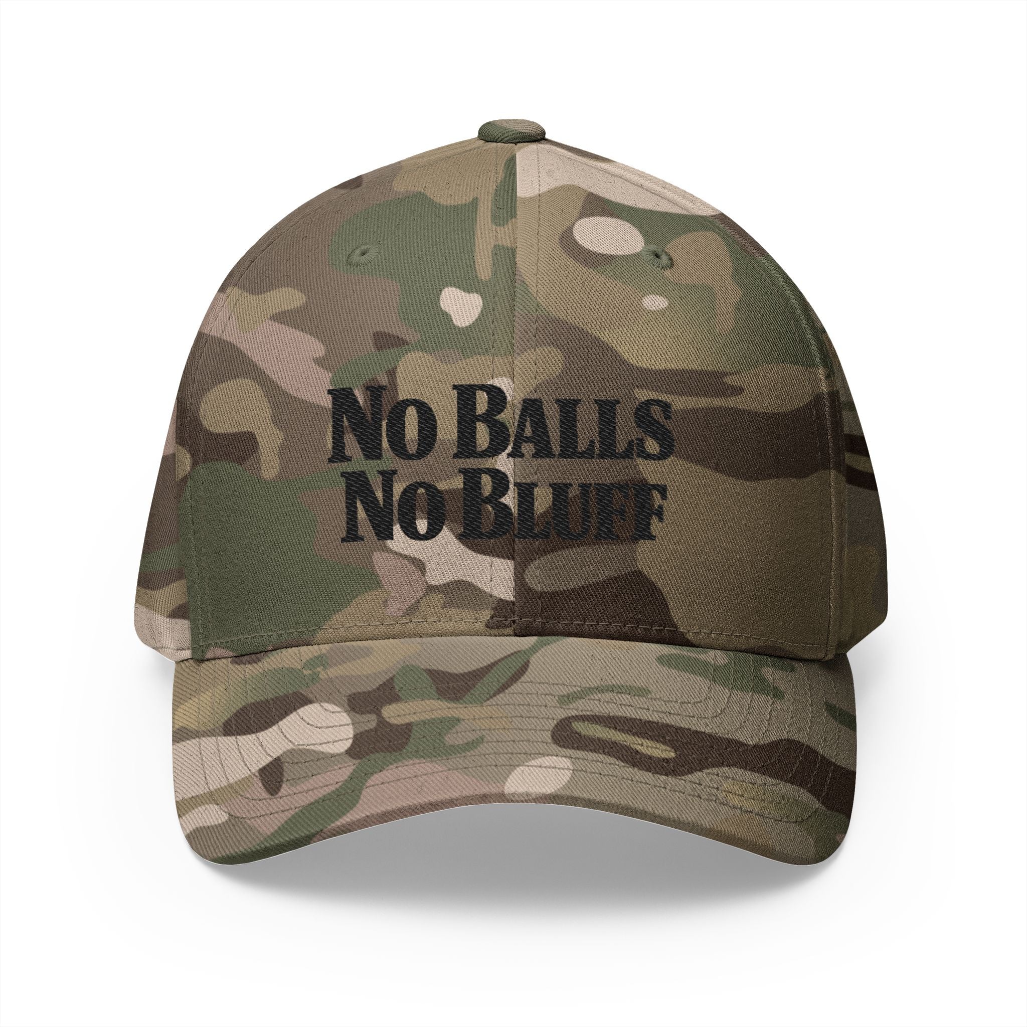 No Balls No Bluff | All Bluff Poker | Hats | NBNB-HAT-3 — Fitted Cap