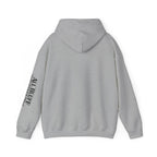 Professional Bluffer Pullover Hoodie in Sport Grey – Back Flat Lay | All Bluff Poker