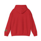 Professional Bluffer Pullover Hoodie in Red – Back Flat Lay | All Bluff Poker