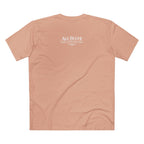 No Balls No Bluff T-Shirt in Pale Pink – Back Flat Lay | All Bluff Poker