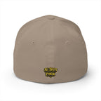 All Courage Fitted Cap in Khaki – Back View | All Bluff Poker
