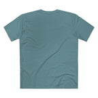 All Bluff Poker T-Shirt in Slate Blue – Back Flat Lay | All Bluff Poker