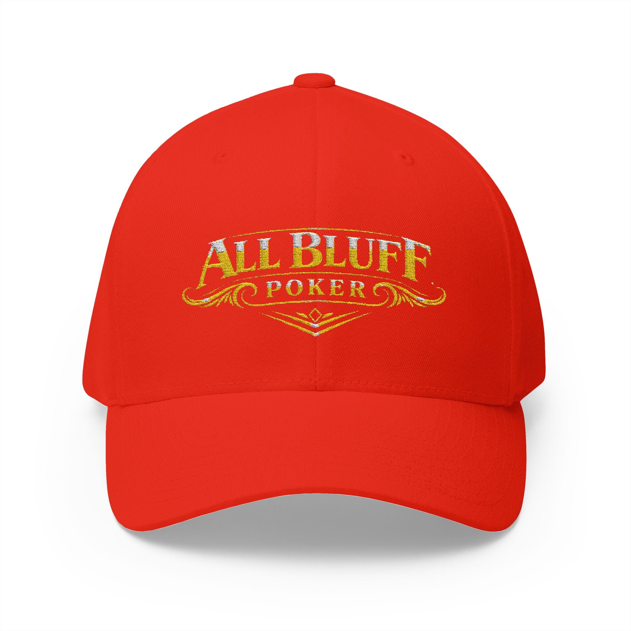 7-2 Style | All Bluff Poker | Hats | 72S-HAT-1 — Fitted Cap