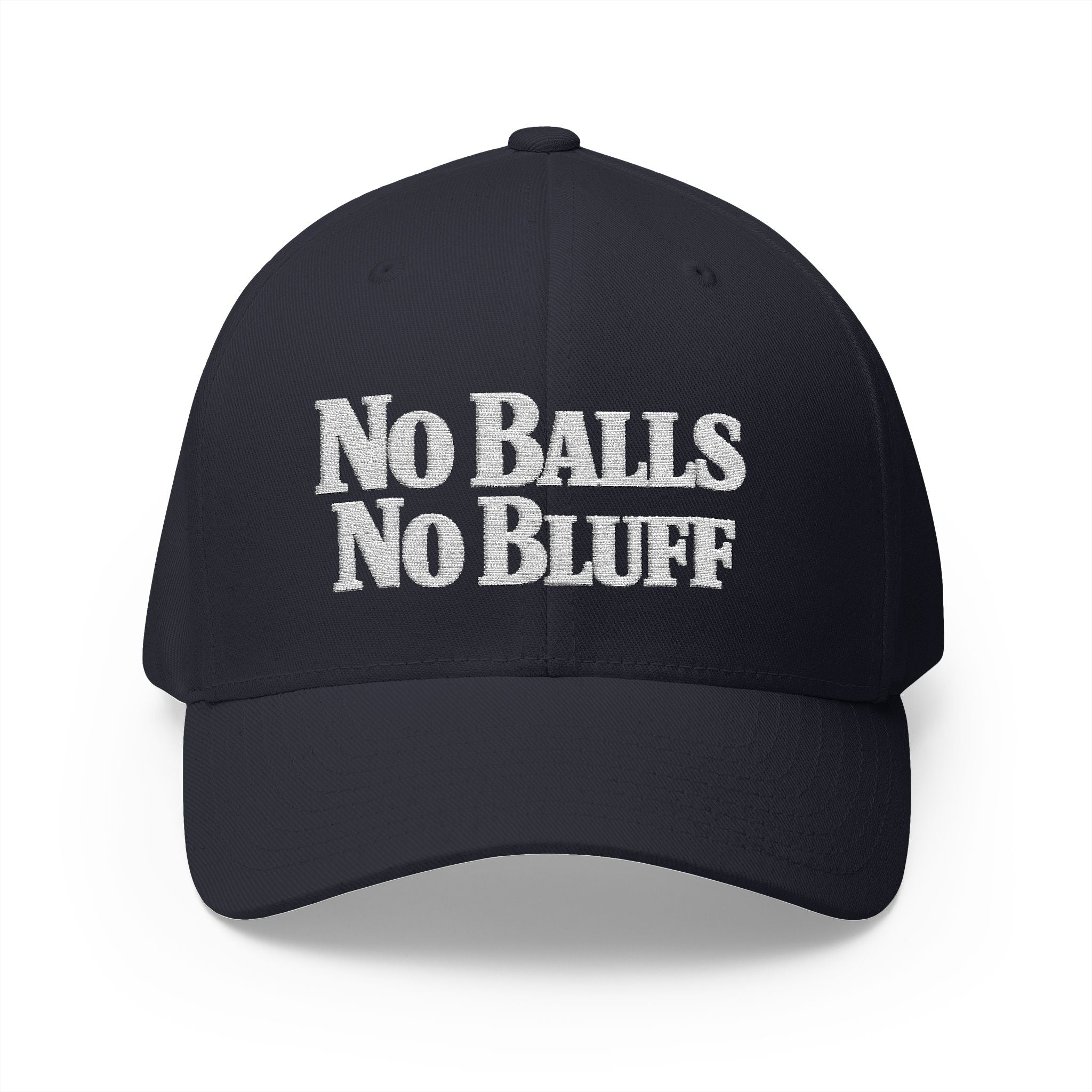 No Balls No Bluff | All Bluff Poker | Hats | NBNB-HAT-4 — Fitted Cap