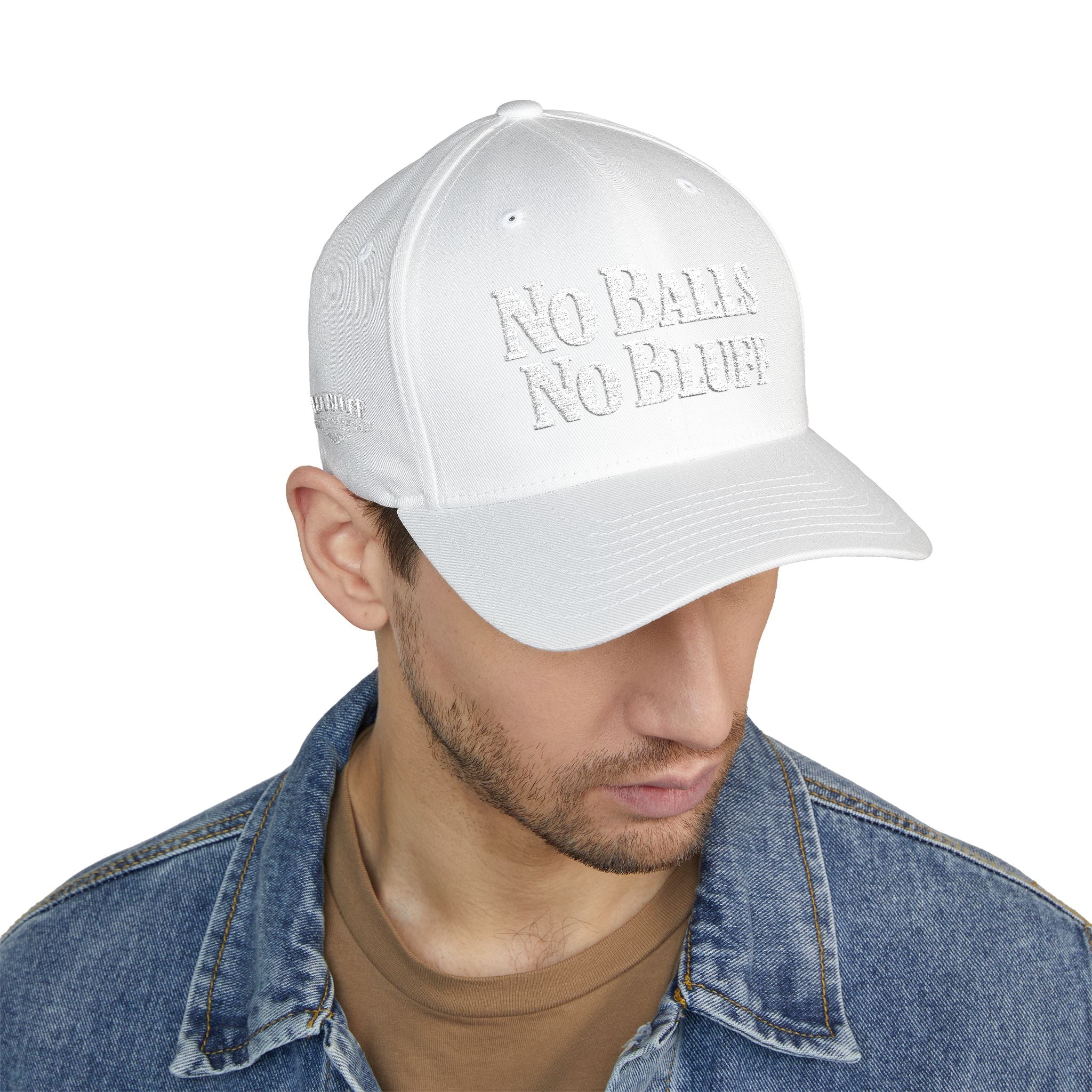 No Balls No Bluff | All Bluff Poker | Hats | NBNB-HAT-4 — Fitted Cap