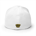 All Courage Fitted Cap in White – Back View | All Bluff Poker