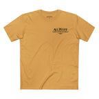 Professional Bluffer T-Shirt in Mustard – Front Flat Lay | All Bluff Poker