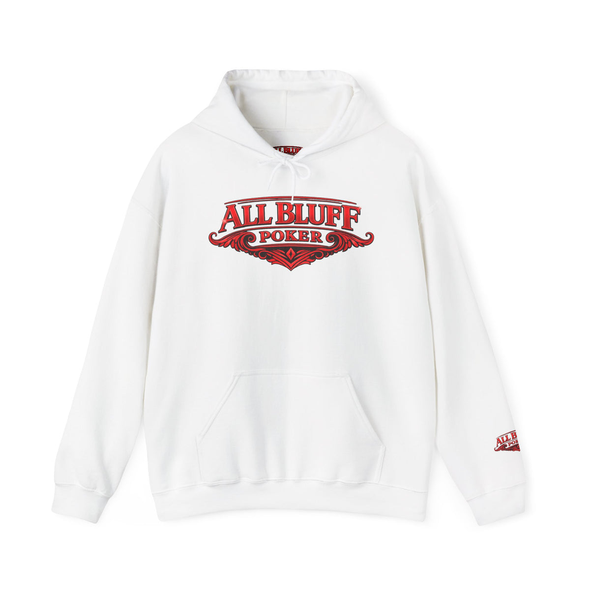 Copy of Copy of All Bluff Poker Hoodie — Gold Logo Poker Sweatshirt for Players & Fans
