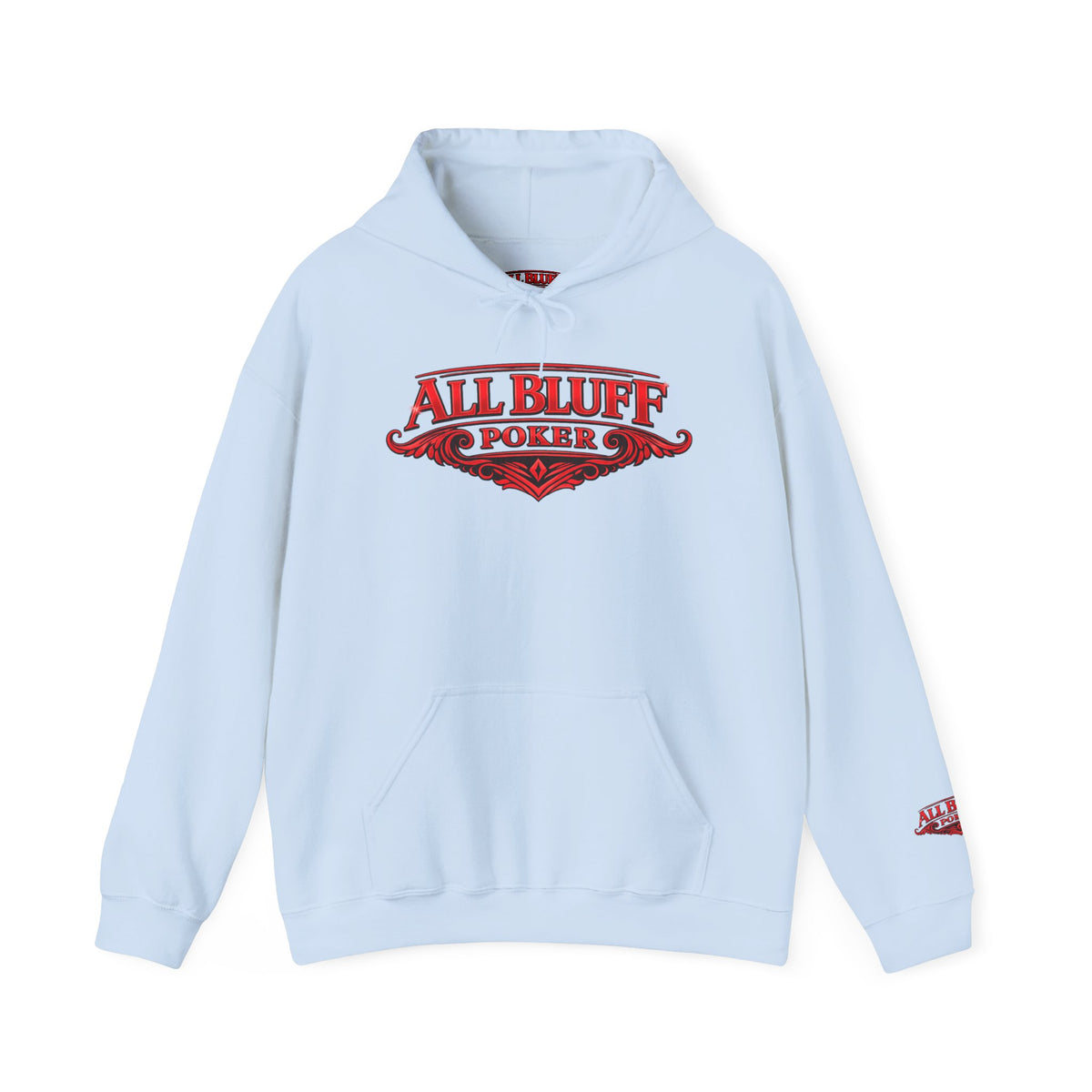 Copy of Copy of All Bluff Poker Hoodie — Gold Logo Poker Sweatshirt for Players & Fans