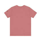 I'm a Bluffer Not a Fighter T-Shirt in Mauve – Back Flat Lay | All Bluff Poker