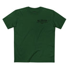 Professional Bluffer T-Shirt in Forest Green – Front Flat Lay | All Bluff Poker