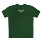 Professional Bluffer T-Shirt in Forest Green – Back Flat Lay | All Bluff Poker