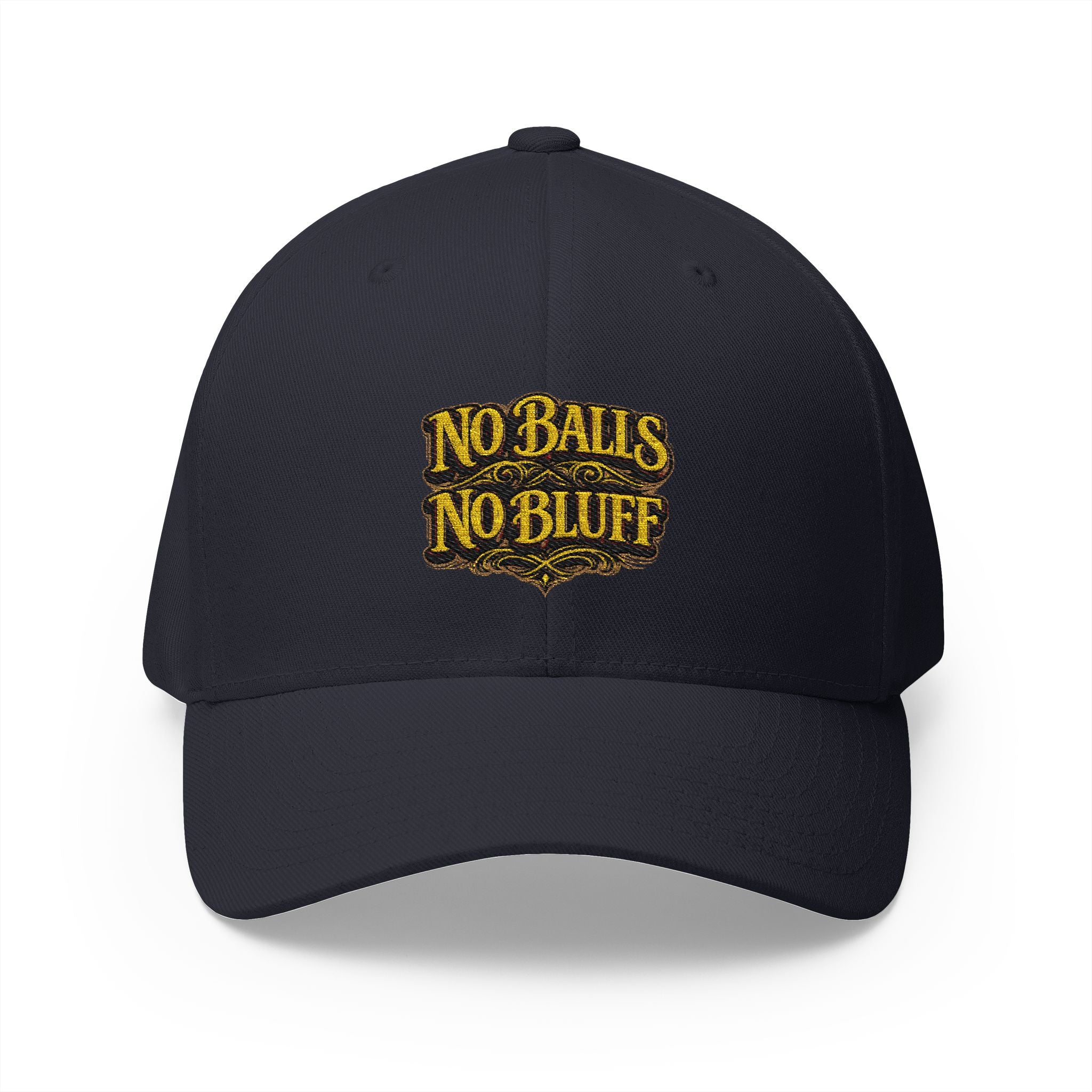 No Balls No Bluff | All Bluff Poker | Hats | NBNB-HAT-1 — Fitted Cap