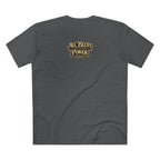 No Balls No Bluff T-Shirt in Charcoal – Back Flat Lay | All Bluff Poker
