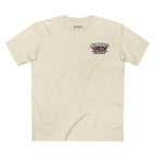 All Bluff No Fear T-Shirt in Natural – Front Flat Lay | All Bluff Poker