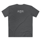 No Balls No Bluff T-Shirt in Charcoal – Back Flat Lay | All Bluff Poker