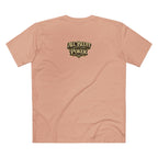 House of Bluff T-Shirt in Pale Pink – Back Flat Lay | All Bluff Poker