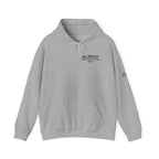 I'm a Bluffer Not a Fighter Pullover Hoodie in Sport Grey – Front Flat Lay | All Bluff Poker