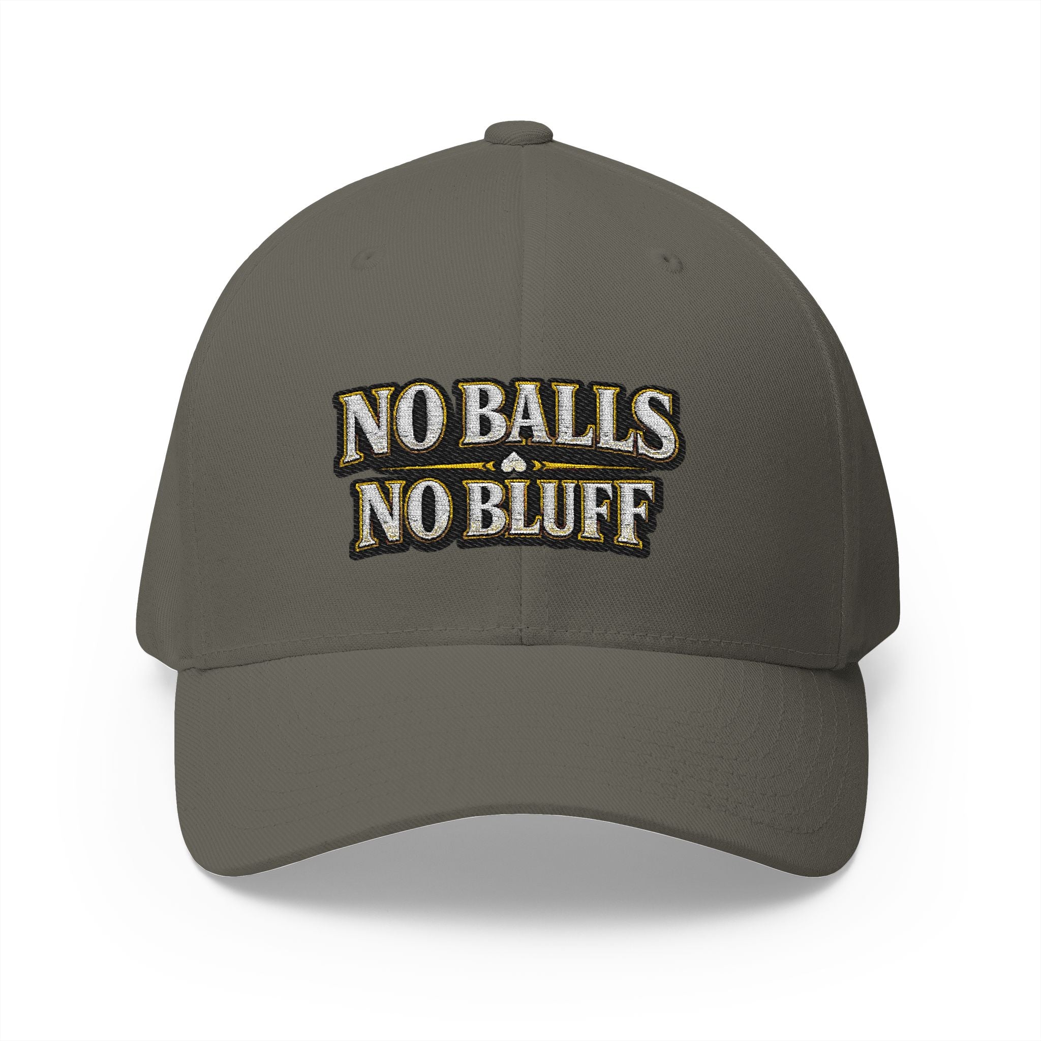 No Balls No Bluff | All Bluff Poker | Hats | NBNB-HAT-2 — Fitted Cap