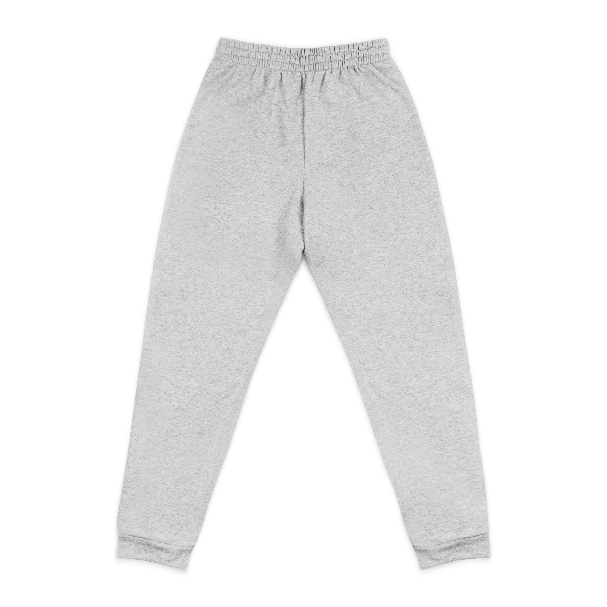 All Bluff No Fear Relaxed Sweatpants in Athletic Heather – Back Flat Lay | All Bluff Poker