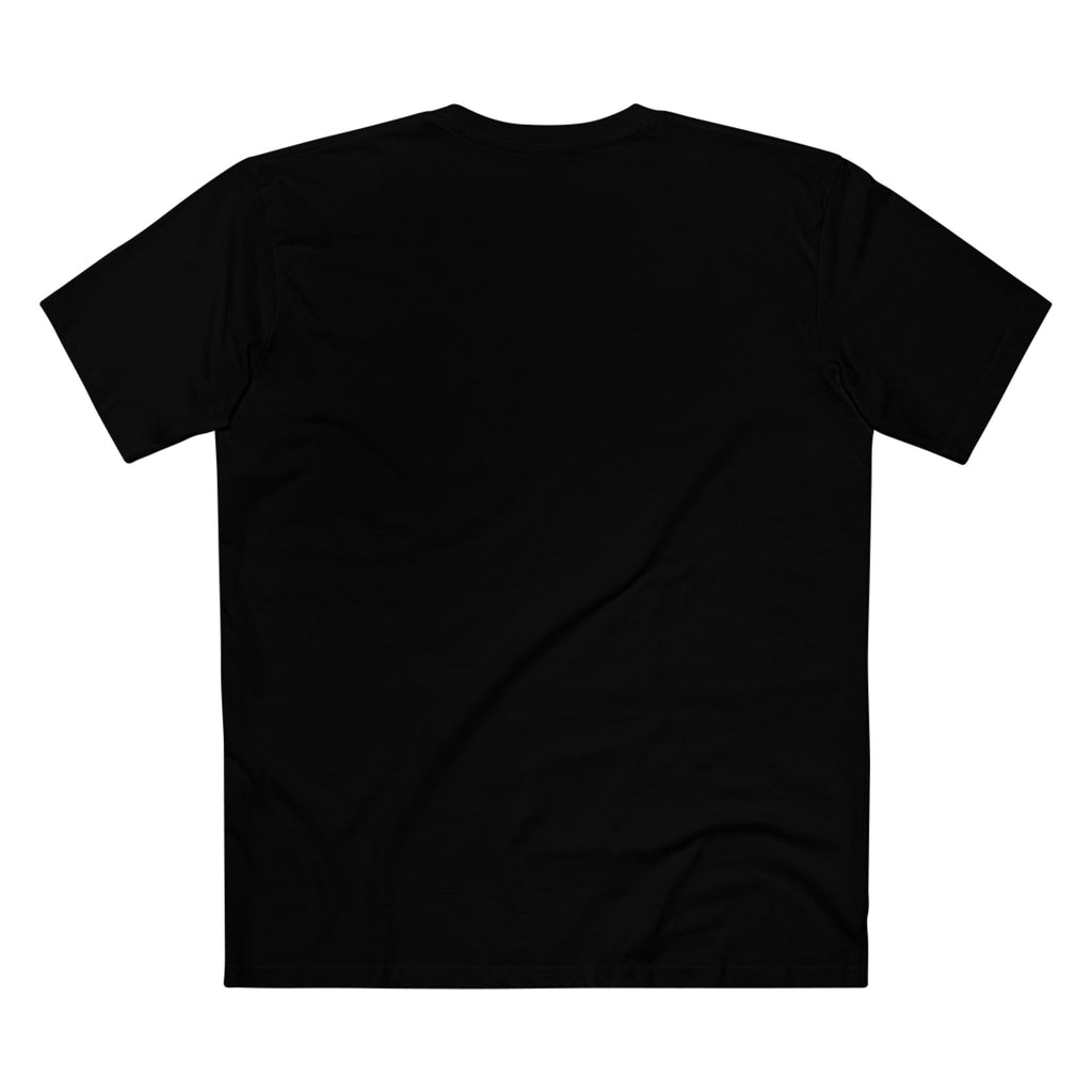 All Bluff Poker T-Shirt in Black – Back Flat Lay | All Bluff Poker