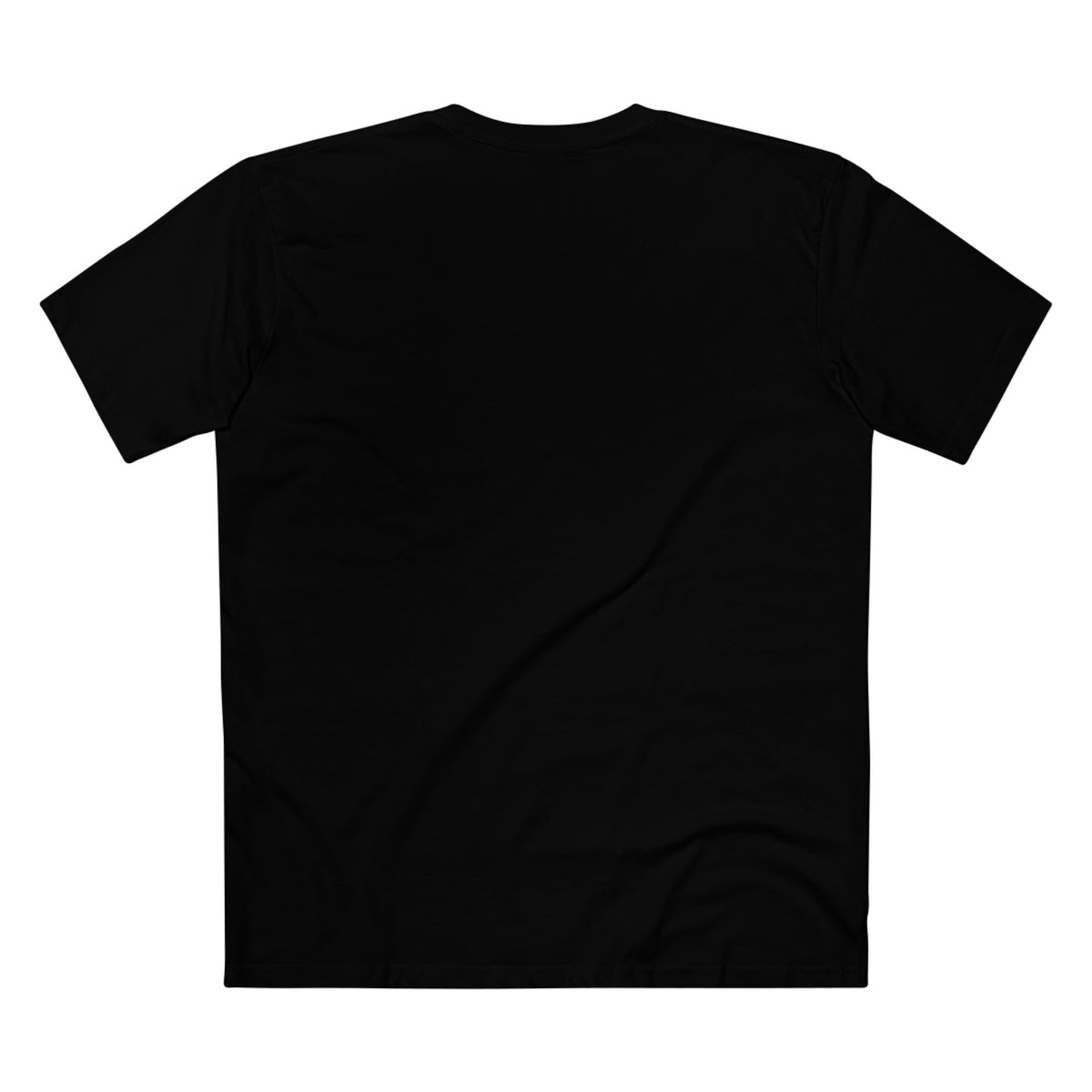 All Bluff Poker T-Shirt in Black – Back Flat Lay | All Bluff Poker