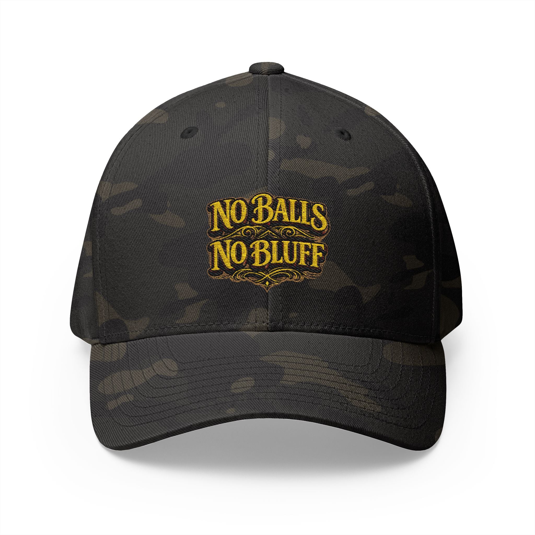 No Balls No Bluff | All Bluff Poker | Hats | NBNB-HAT-1 — Fitted Cap