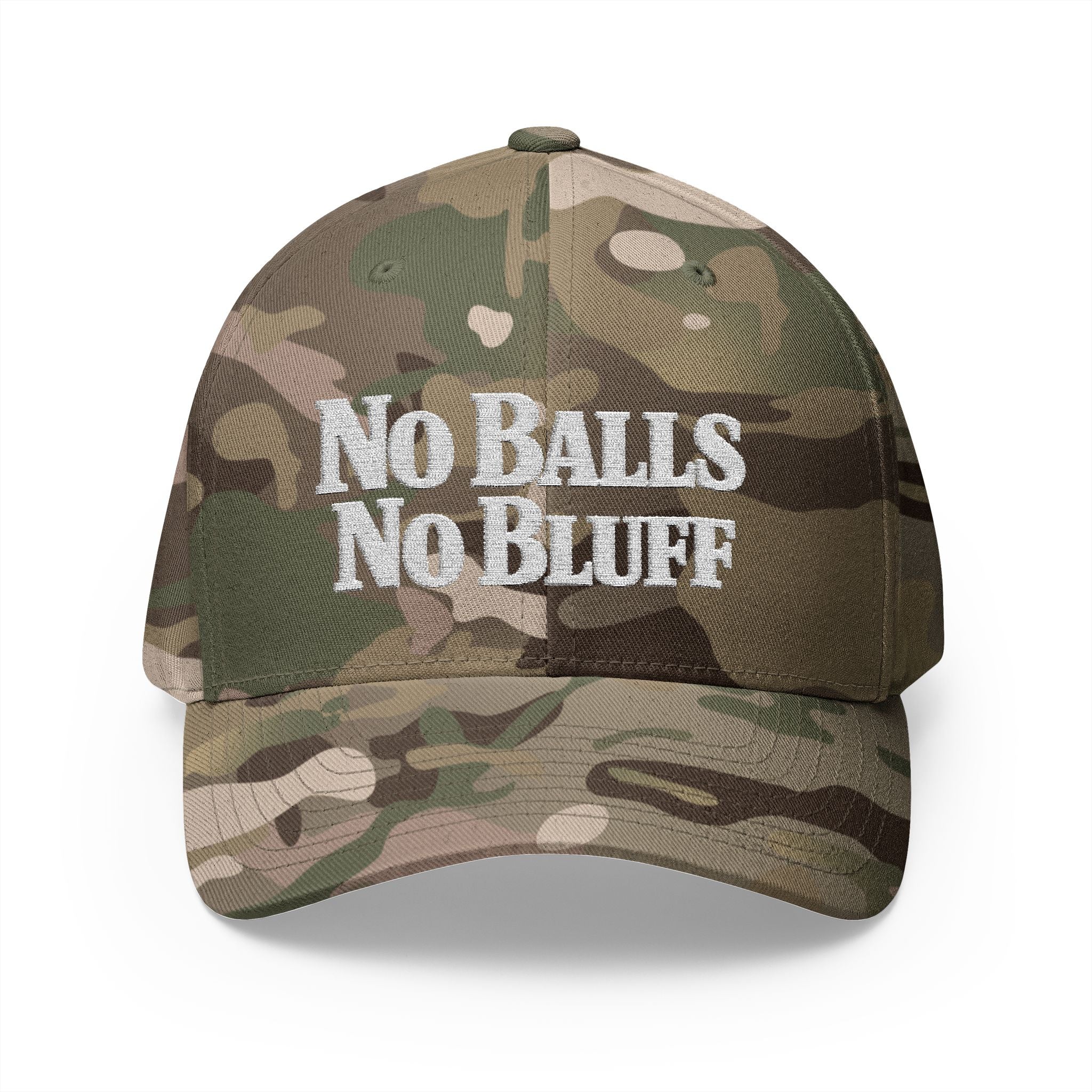 No Balls No Bluff | All Bluff Poker | Hats | NBNB-HAT-4 — Fitted Cap