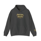 Professional Bluffer Pullover Hoodie in Dark Heather – Front Flat Lay | All Bluff Poker
