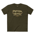Professional Bluffer T-Shirt in Army – Front Flat Lay | All Bluff Poker