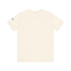 I'm a Bluffer Not a Fighter T-Shirt in Natural – Back Flat Lay | All Bluff Poker