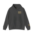 7-2 Style Pullover Hoodie in Dark Heather – Front Flat Lay | All Bluff Poker
