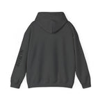 Professional Bluffer Pullover Hoodie in Dark Heather – Back Flat Lay | All Bluff Poker