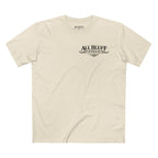 I'm a Bluffer Not a Fighter T-Shirt in Natural – Front Flat Lay | All Bluff Poker