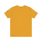 I'm a Bluffer Not a Fighter T-Shirt in Mustard – Back Flat Lay | All Bluff Poker