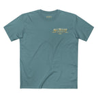7-2 Style T-Shirt in Slate Blue – Front Flat Lay | All Bluff Poker