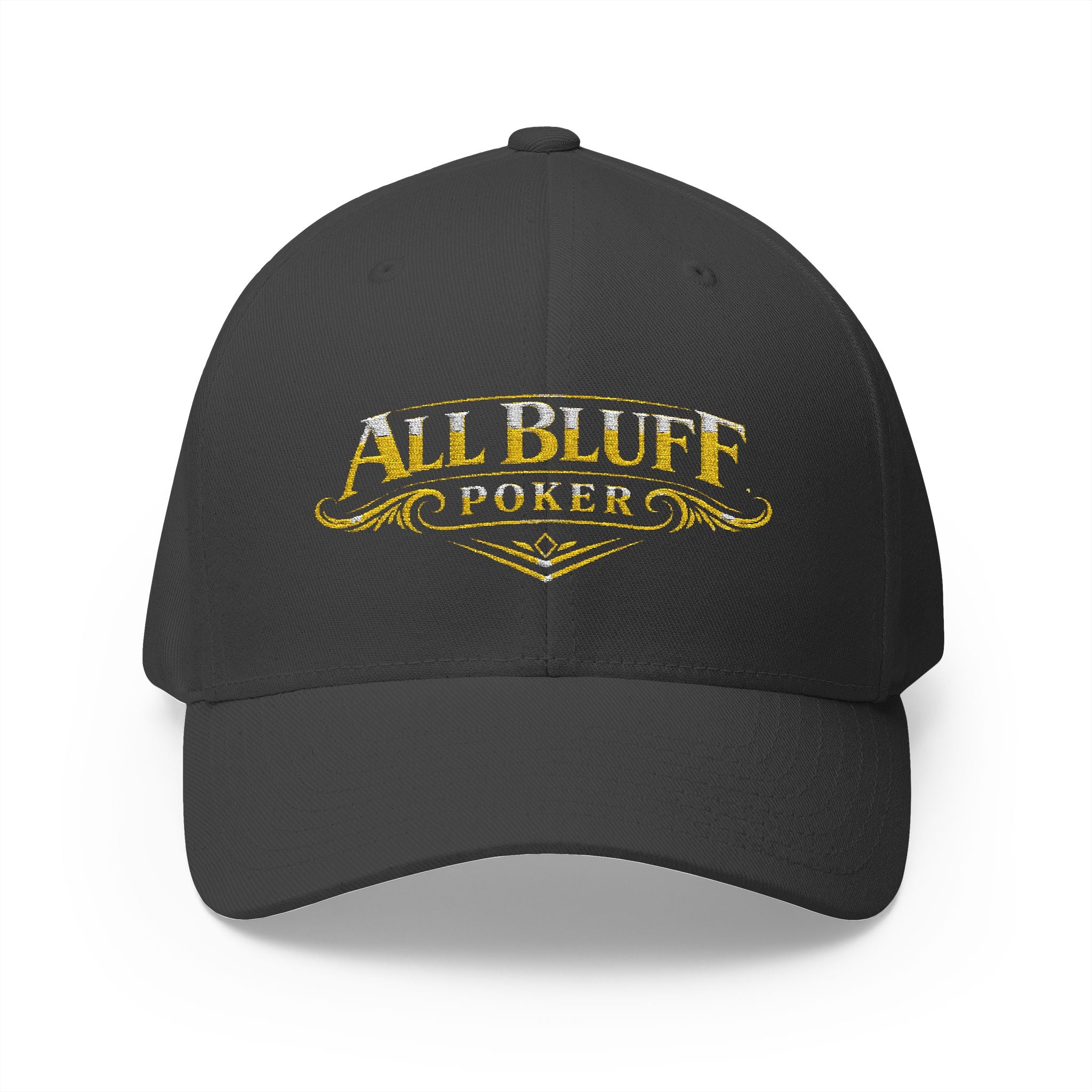 7-2 Style | All Bluff Poker | Hats | 72S-HAT-1 — Fitted Cap