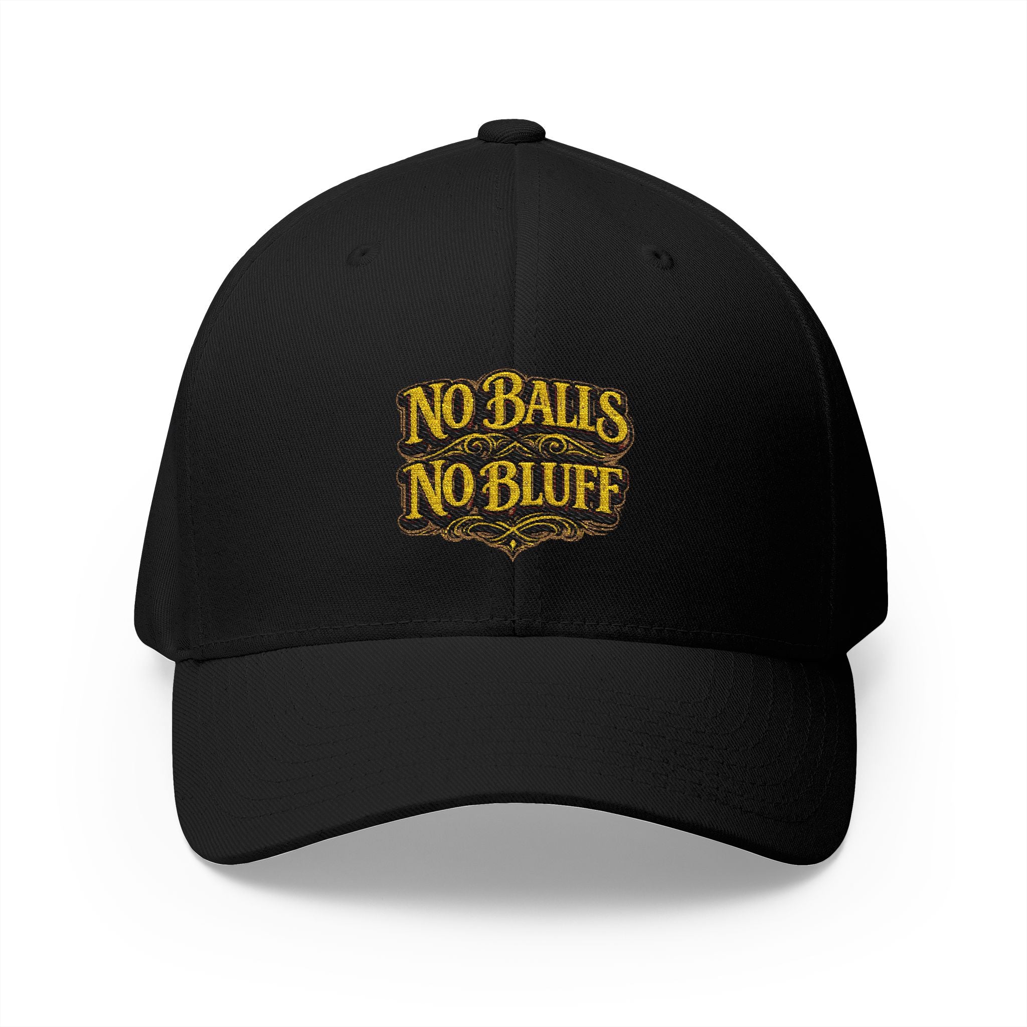 No Balls No Bluff | All Bluff Poker | Hats | NBNB-HAT-1 — Fitted Cap
